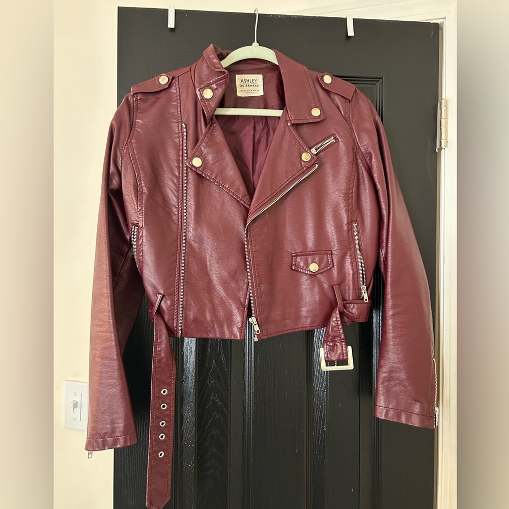 Ashley By 26 International Women's Faux Leather Jacket
